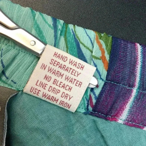 Anu Womens Multicolor Abstract Ruffle Skirt Size Small - Picture 4 of 8